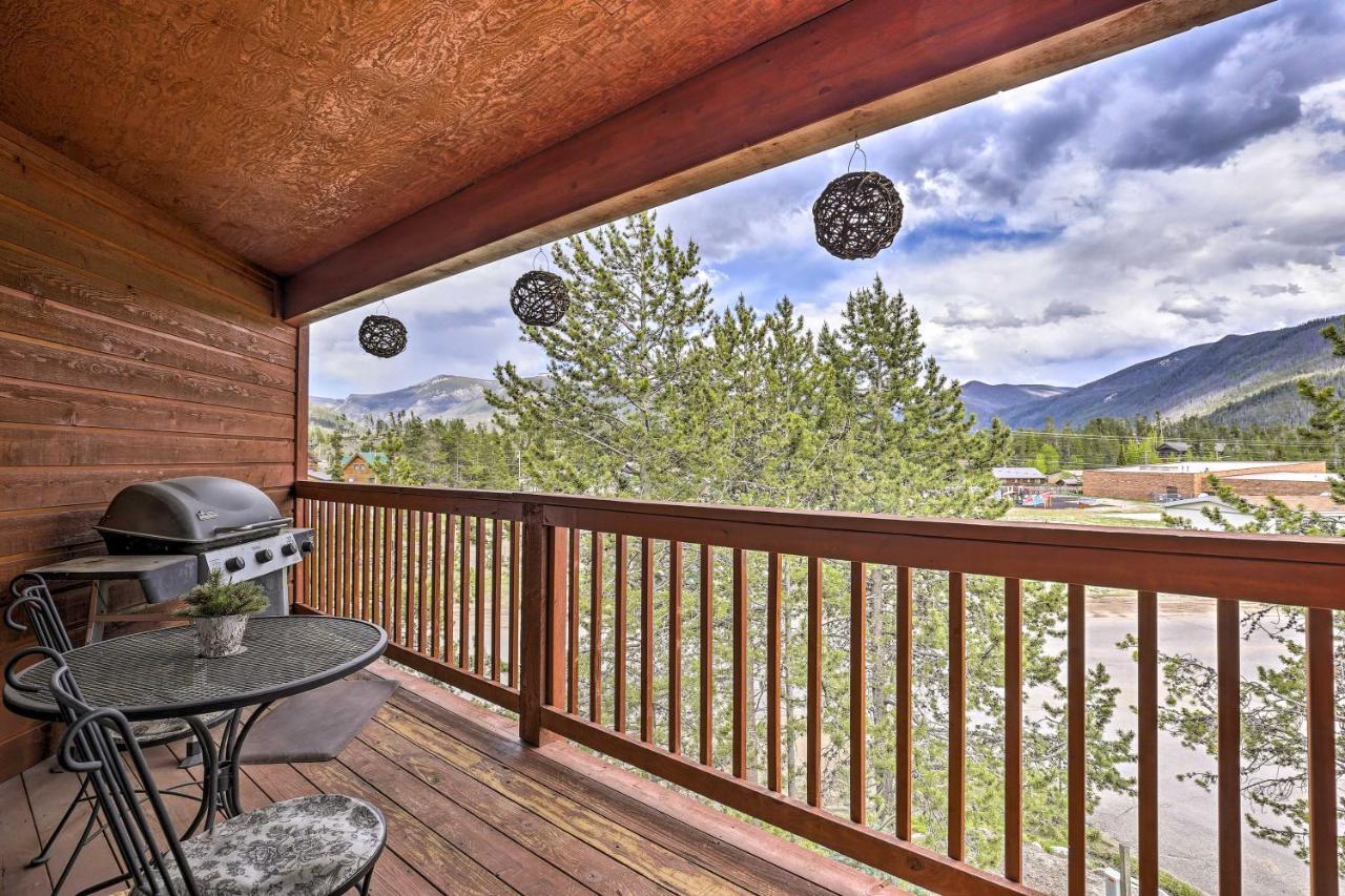 Cozy Condo with Mtn Views&Deck Walk to Grand Lake Zewnętrze zdjęcie